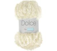 Pelote Chenille à Tricoter DOLCE de Trimits - 100g : Douceur et Qualité pour Vos Projets Créatifs(...) - 1525 Ecru 1525 Ecru G