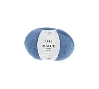 Pelote d'Alpaga et laine MALOU LIGHT - LANG YARNS(...) - 106 Bleu 106 Bleu G