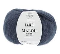 Pelote d'Alpaga et laine MALOU LIGHT - LANG YARNS(...) - 10 Bleu 10 Bleu G