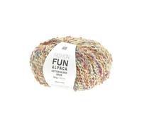 Pelote d'Alpage et de Coton à tricoter Fashion Fun Alpaca Cotton Blend aran - Rico Design(...) - 001 Multicolor Blanc 001 Multicolor Blanc