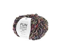 Pelote d'Alpage et de Coton à tricoter Fashion Fun Alpaca Cotton Blend aran - Rico Design(...) - 006 Multicolor Noir 006 Multicolor Noir