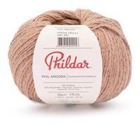 Phildar - Pelote de Laine Phil Angora - Laine à Tricoter - 40% ANGORA,60% POLYAMIDE - Aiguille n°3.5 - Couleur CAMEL