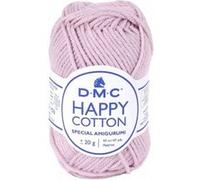 DMC Garn – Fil Happy Cotton Spécial Amigurumi 100% coton très doux Pelote 20 g (43 m) Rose 769