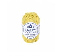 Pelote De 20gr - Coton Spécial Amigurumi Happy Cotton - Ppsc - Oeko Tex- Dmc 771 Jaune Jaune
