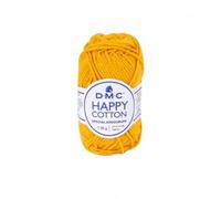 Pelote De 20gr - Coton Spécial Amigurumi Happy Cotton - Ppsc - Oeko Tex- Dmc 792 Jaune Jaune