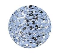 Pelote de 50 pelotes 140 m de Fil de Coton à Tricoter à la Main 3 mm + 6 mm de Fil à Paillettes pour Femme, Pull, Chapeau, écharpe en Laine