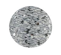 Pelote de 50 pelotes 140 m de Fil de Coton à Tricoter à la Main 3 mm + 6 mm de Fil à Paillettes pour Femme, Pull, Chapeau, écharpe en Laine