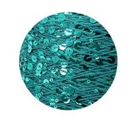 Pelote de 50 pelotes 140 m de Fil de Coton à Tricoter à la Main 3 mm + 6 mm de Fil à Paillettes pour Femme, Pull, Chapeau, écharpe en Laine