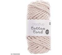Pelote de corde en coton 25 m - Ecru Blanc G