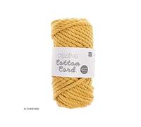 Pelote de corde en coton 25 m - Moutarde