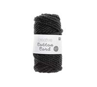 Pelote de corde en coton 25 m - Noir
