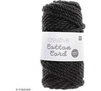 Pelote de corde en coton 25 m - Noir Noir G
