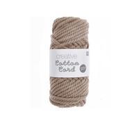 Rico Design Pelote de corde en coton 25 m – Taupe Marron G