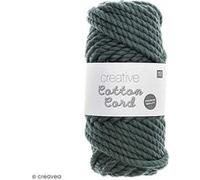 Pelote de corde en coton 25 m - Vert pétrole Vert G