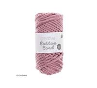 Pelote de corde en coton 25 m - Vieux rose