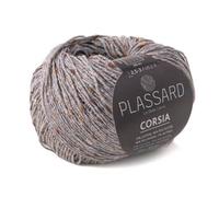 Pelote De Coton À Tricoter Corsia - Plassard 11 Gris Gris