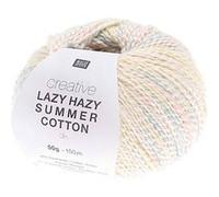 Pelote de coton à tricoter Creative LAZY HAZY SUMMER COTTON - Rico Design(...) - 01 Multicolore 01 Multicolore G