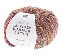 Pelote de coton à tricoter Creative LAZY HAZY SUMMER COTTON - Rico Design(...) - 05 Rouge 05 Rouge