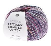 Pelote de coton à tricoter Creative LAZY HAZY SUMMER COTTON - Rico Design(...) - 07 Violet 07 Violet G