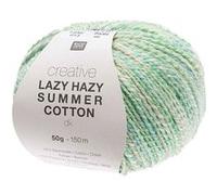 Pelote de coton à tricoter Creative LAZY HAZY SUMMER COTTON - Rico Design(...) - 13 Vert 13 Vert