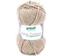 Pelote de Coton à tricoter KING COTTON - Grundl(...) - 03 Marron 03 Marron G