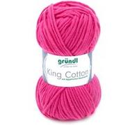 Pelote de Coton à tricoter KING COTTON - Grundl(...) - 07 Rose 07 Rose G