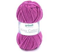 Pelote de Coton à tricoter KING COTTON - Grundl(...) - 14 Violet 14 Violet G