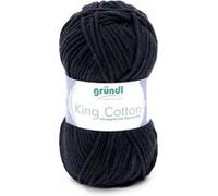 Pelote de Coton à tricoter KING COTTON - Grundl(...) - 19 Noir 19 Noir G