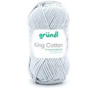 Pelote de Coton à tricoter KING COTTON - Grundl(...) - 30 Gris 30 Gris G