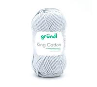 Pelote De Coton À Tricoter King Cotton - Grundl 30 Gris Gris