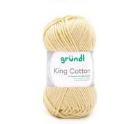 Pelote de Coton à tricoter KING COTTON - Grundl(...) - 31 Jaune 31 Jaune G
