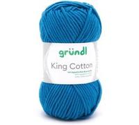 Pelote de Coton à tricoter KING COTTON - Grundl(...) - 36 Bleu 36 Bleu G