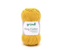 Pelote De Coton À Tricoter King Cotton - Grundl 38 Jaune Jaune