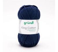 Pelote de Coton à tricoter KING COTTON - Grundl(...) - 41 Bleu 41 Bleu G