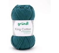 Pelote de Coton à tricoter KING COTTON - Grundl(...) - Vert Vert G