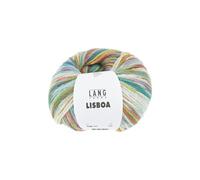 Pelote De Coton À Tricoter Lisboa - 100gr ¿ Lang Yarns - 100% Coton, Légèreté Et Éclat Inspirés Du Portugal. Color : 03 Multicolore Multicolore
