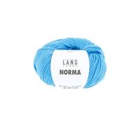 Pelote de coton à tricoter Norma - Lang Yarns(...) - 0021 Bleu