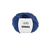 Pelote de coton à tricoter Norma - Lang Yarns(...) - 6 Bleu 6 Bleu