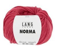 Pelote de coton à tricoter Norma - Lang Yarns(...) - 160 Rouge 160 Rouge G