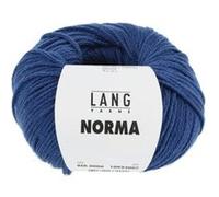 Pelote de coton à tricoter Norma - Lang Yarns(...) - 6 Bleu 6 Bleu