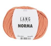 Pelote de coton à tricoter Norma - Lang Yarns(...) - 61 Orange 61 Orange G