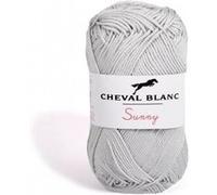 Pelote de coton à tricoter SUNNY UNI - Cheval blanc - PPSC(...) - 71 Gris 71 Gris G