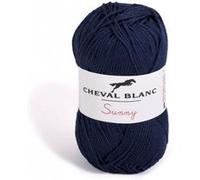 Pelote de coton à tricoter SUNNY UNI - Cheval blanc - PPSC(...) - 94 Bleu 94 Bleu G