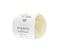 Pelote de coton Baby organic cotton - 100% BIO - Rico Design 11 Jaune Vanille - 11 Jaune Vanille 11 Jaune Vanille