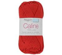 Pelote de Coton Caline - Trimits : Coton Mercerisé 100% pour des Créations Douces et Brillantes - PPSC(...) - 113 Rouge 113 Rouge G