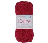 Pelote de Coton Caline - Trimits : Coton Mercerisé 100% pour des Créations Douces et Brillantes - PPSC(...) - 114 Rouge 114 Rouge G