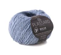 Pelote De Coton, Chanvre Et Lin ? Tricoter Balia - Plassard 24 Bleu Bleu