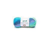 Pelote de coton COTTON QUICK BATIK 100 Gr - PPSC - - Certifié Oeko-tex(...) - 01 Bleu