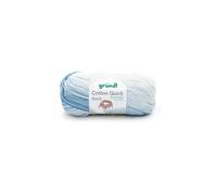 Pelote de coton COTTON QUICK BATIK 100 Gr - PPSC - - Certifié Oeko-tex(...) - 02 Bleu