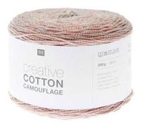 Pelote de coton Creative Cotton Camouflage - 200GR - Rico Design(...) - 002 Rose - Rose Garden 002 Rose - Rose Garden G